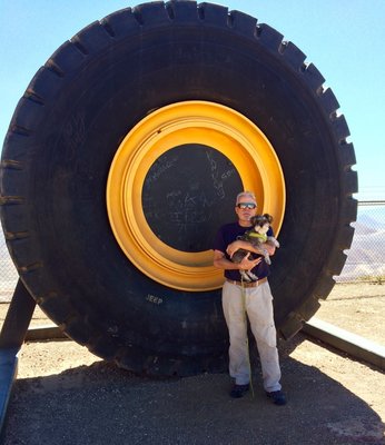A suitable spare tire for our Chinook at the Morenci mine