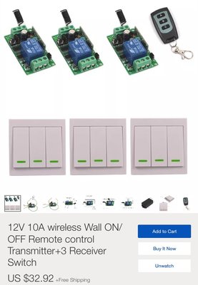 remote wall switches