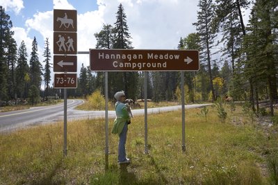 Campground entrance off US-191