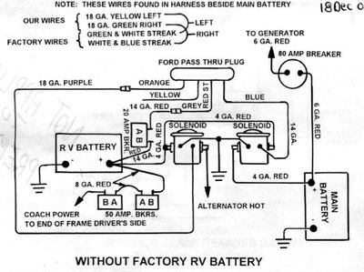 wiring with alternator charging