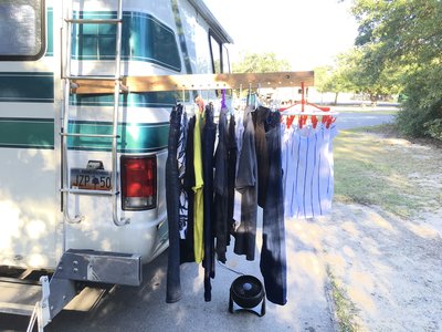 Laundry day.