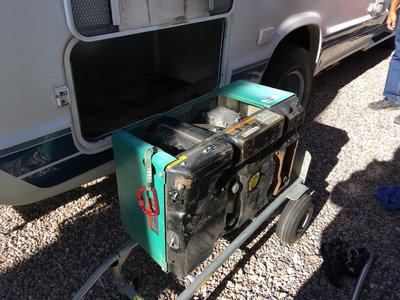 A good catch as the generator suddenly popped out