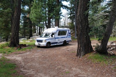 We had this campsite to ourselves