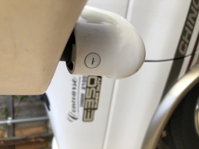 Picture of side view mirror with protection port